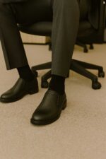 کفش مجلسی چرم طبیعی مردانه مدل هیرو بدون بند-فروشگاه تبریزپا