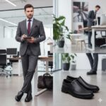 کفش مجلسی مردانه چرم نئو س بی بند-تبریزپا