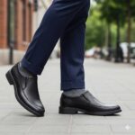 کفش مجلسی مردانه چرم نئو س بی بند-تبریزپا