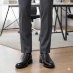 کفش مجلسی چرم طبیعی نئو بدون بند - تصویر 11