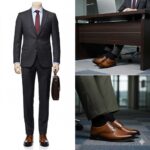 کفش مجلسی چرم طبیعی فالو - تصویر 13