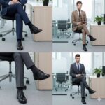 کفش مجلسی چرم تیتان بندی-تبریزپا