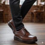 کفش روزمره چرم طبیعی نوا بندی مردانه-تبریزپا