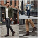 کفش استیل بی بند مردانه با رویه چرم طبیعی و طراحی-تبریزپا