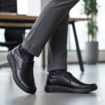 کفش آرچر بی بند مردانه چرم طبیعی-تبریزپا