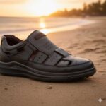 کفش تابستانی رکابدار اورانوس بی بند چرم طبیعی مردانه – فروشگاه تبریزپا