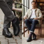 کفش فلیکس تابستانی بی بند مردانه چرم طبیعی – کفش چرمی تابستانی شبک و راحت-تبریزپا