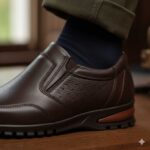 کفش روزمره اورکا چرم طبیعی مردانه-رنگ قهوه ای-فروشگاه تبریزپا