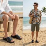 صندل دمپایی چرم طبیعی سبک و شیک تابستانی-ونیز-تبریزپا