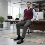 کفش نوا بدون‌بند مردانه چرم طبیعی، محصول فروشگاه تبریزپا