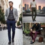 کفش مانا بدون بند مردانه تابستانی چرم طبیعی-محصول فروشگاه تبریزپا