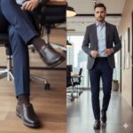 کفش مانا بدون بند مردانه تابستانی چرم طبیعی-محصول فروشگاه تبریزپا