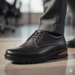 کفش روزانه چرم طبیعی فلیکس-رنگ مشکی-فروشگاه تبریزپا