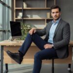 کفش پاور بندی چرم طبیعی و زیره مقاوم- رنگ مشکی-فروشگاه تبریزپا