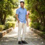 کفش کلارک روزمره چرم طبیعی شیک و راحت تابستانی- رنگ مشکی-- نیترو- فروشگاه تبریزپا