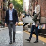 کفش لیو بندی چرم طبیعی مردانه اسپرت- رنگ مشکی- فروشگاه تبریزپا