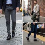 کفش لیو بندی چرم طبیعی مردانه اسپرت- رنگ مشکی- فروشگاه تبریزپا