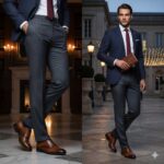 کفش چرم طبیعی دیاموند مردانه بنددار-رنگ عسلی-تبریزپا