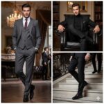 کفش مجلسی چرم طبیعی دیاموند افسری بی بند-رنگ مشکی-فروشگاه تبریزپا