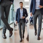 کفش مجلسی چرم طبیعی دیاموند افسری بی بند-رنگ قهوه ای-فروشگاه تبریزپا