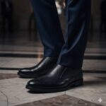 کفش آدرینا بی بنده چرم طبیعی - رنگ مشکی - فروشگاه تبریزپا