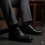 کفش نایسین بندی مردانه چرم طبیعی – رنگ مشکی - فروشگاه تبریزپا