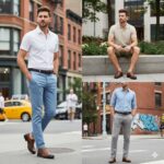 کفش چرمی تابستانی مردانه سانی-رنگ عسلی-فروشگاه تبریزپا