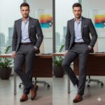 کفش آیرون مردانه چرم طبیعی - رنگ عسلی - محصول فروشگاه تبریزپا