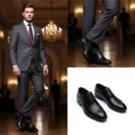 کفش مردانه مجلسی چرم طبیعی دیاموند سرپنجه بندی-رنگ مشکی- فروشگاه تبریزپا