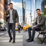 کفش انرژی نابوک بندی مردانه چرم طبیعی اسپرت – رنگ مشکی - فروشگاه تبریزپا