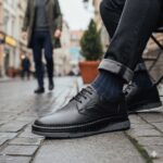 کفش کلارک اوشن بندی چرم طبیعی – رنگ مشکی - فروشگاه تبریزپا