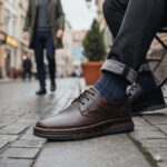 کفش کلارک اوشن بندی چرم طبیعی – رنگ قهوه ای - فروشگاه تبریزپا