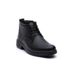 پوتین مردانه چرم بندی نیویورک-نمای جلو-تبریزپا