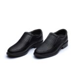 کفش چرمی تابستانی مردانه سانی-رنگ مشکی-فروشگاه تبریزپا