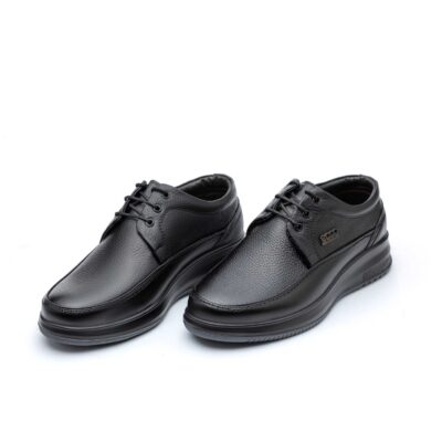 کفش استیل بندی چرمی طبیعی مردانه شیک و مقاوم – فروشگاه تبریزپا