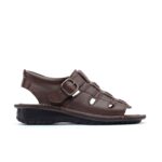 کفش کلارک روزمره چرم طبیعی شیک و راحت تابستانی- رنگ قهوه ای-- نیترو- فروشگاه تبریزپا