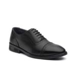 کفش مجلسی مردانه چرم گلکسی سرپنجه بندی-نمای جلو-تبریزپا