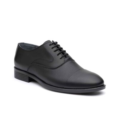 کفش مجلسی چرم طبیعی دیاموند بندی-رنگ مشکی-تبریزپا