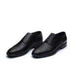 کفش مردانه مجلسی چرم طبیعی دیاموند سرپنجه بندی-رنگ مشکی- فروشگاه تبریزپا