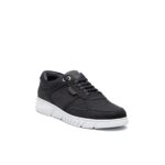 کفش انرژی نابوک بندی مردانه چرم طبیعی اسپرت – رنگ مشکی - فروشگاه تبریزپا