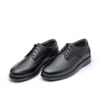 کفش آوا بندی مردانه چرم طبیعی - رنگ مشکی - فروشگاه تبریزپا