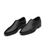 کفش چرم طبیعی مردانه دیاموند سرپنجه- رنگ مشکی-فروشگاه تبریزپا