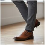 کفش مجلسی مردانه چرم آوالون بدون بند-رنگ عسلی-فروشگاه تبریزپا