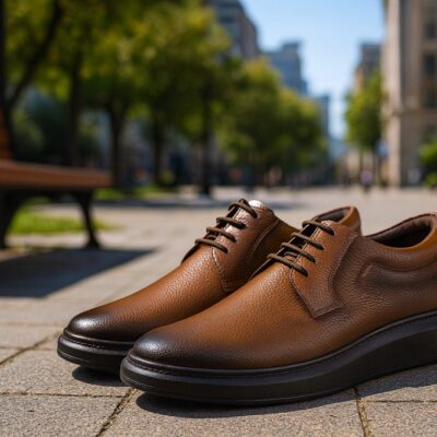 کفش روزانه چرم طبیعی کریستال پلاس